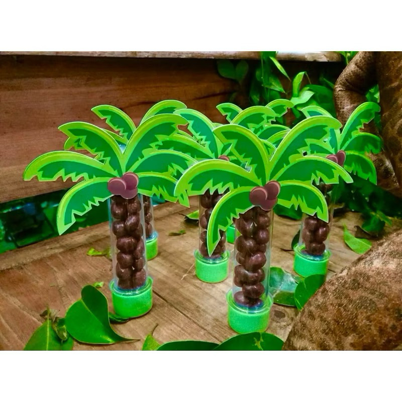 10Tubetes personalizados coqueiro