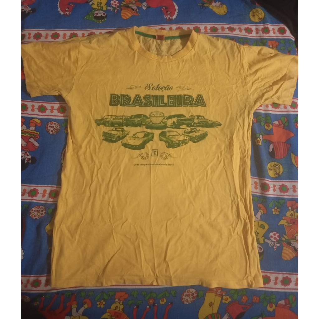 Camiseta seleção brasileira de carros, camiseta motor