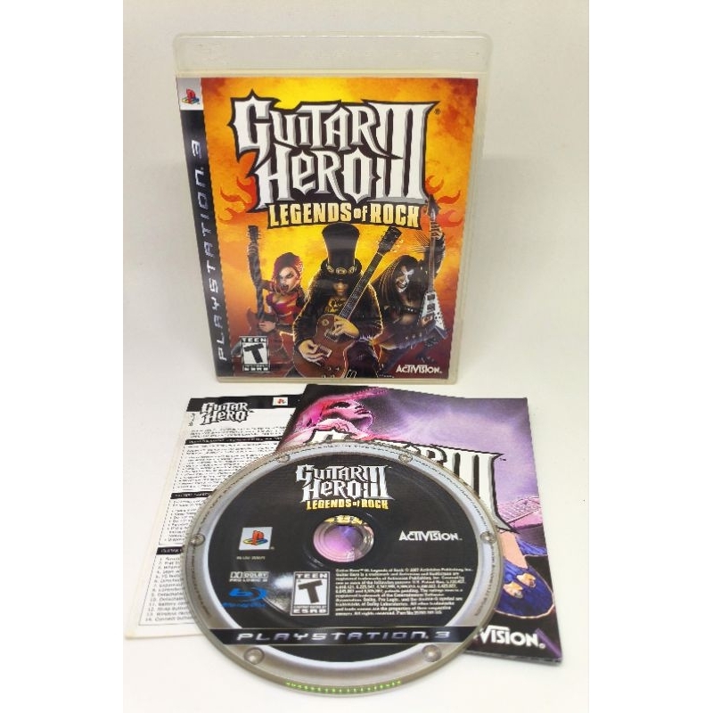 Guitar Hero 3 Legends of Rock - Físico - PS3 - Original