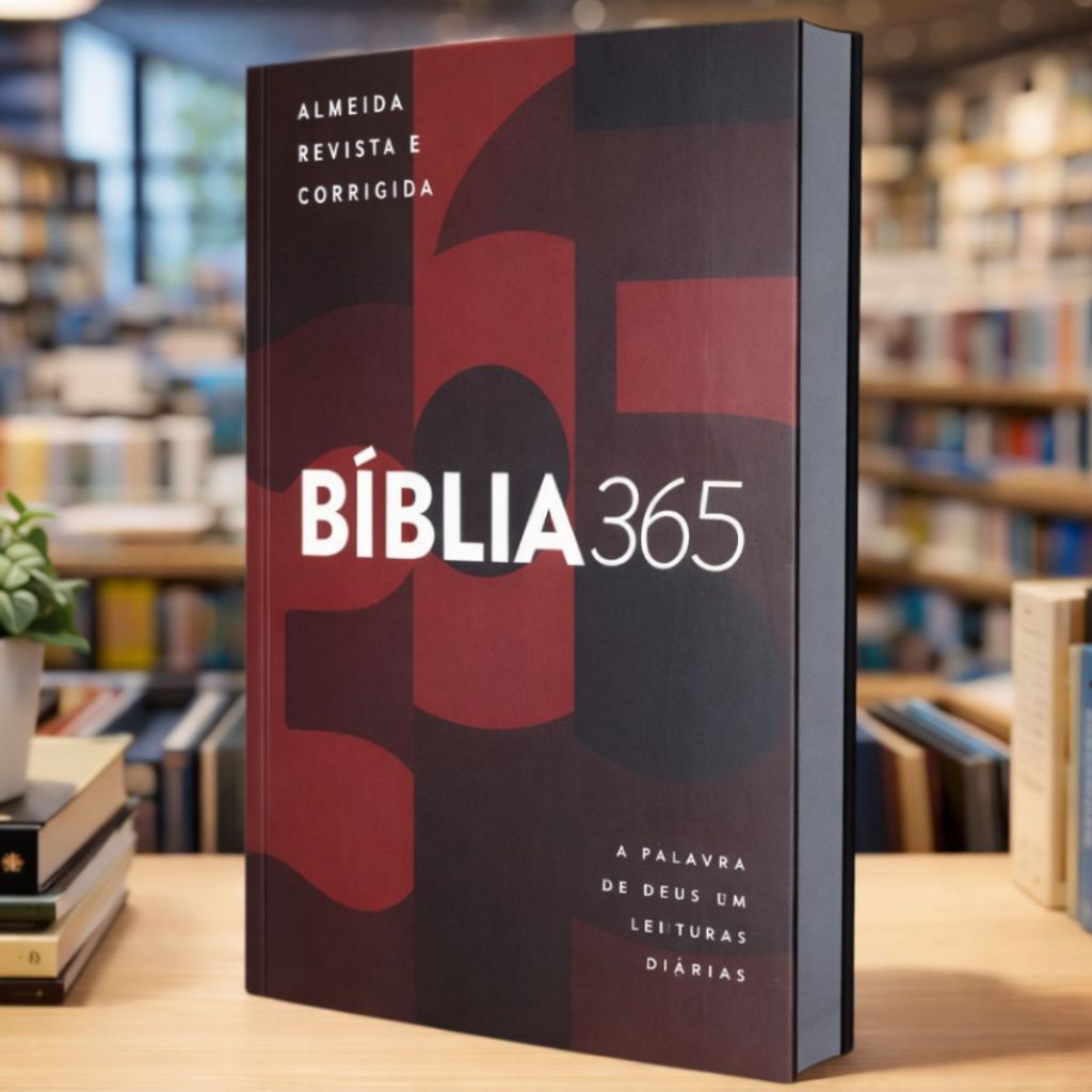 Bíblia 365 Letra Grande | RC | Brochura | Vermelha em Oferta na Shopee