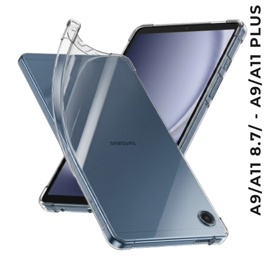 Capa Transparente Anti-Impacto Tablet Galaxy Tab A9/A11 8.7" X115/X133 - A9+/A11+ Plus 11" X210/X230
