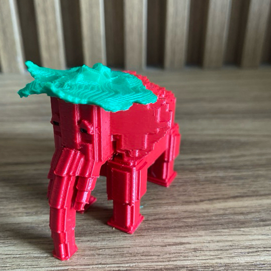 Strawberry Elephant Elefante Morango Meme Brainrot Brinquedo em Oferta na Shopee