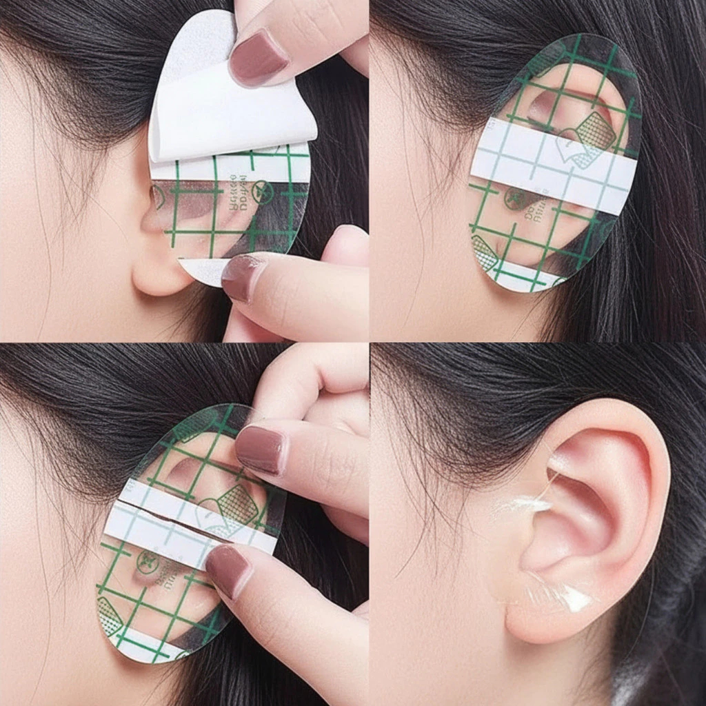 20/40/60/80/100 Adesivo Impermeável Orelha Banho Natação Infantil/Adulto Alta qualidade