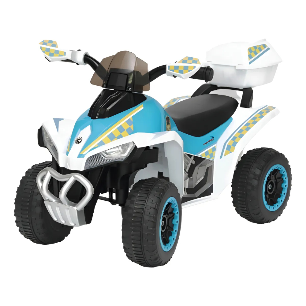 Mini Quadriciclo Moto Elétrica Criança Infantil Bateria 6V Luz Som Bivolt Bw129vm Importway  MGP