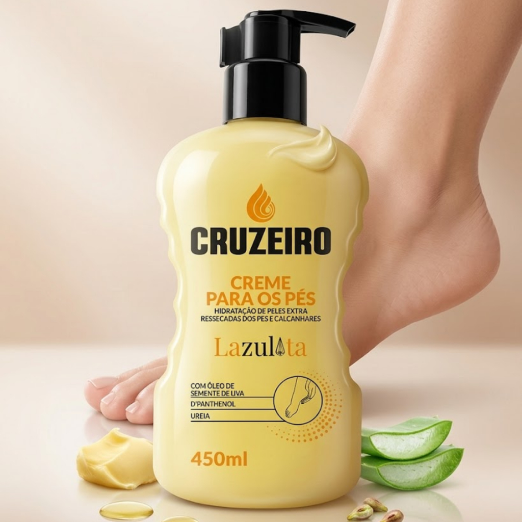 Creme p/pés cruzeiro 450ml Kit