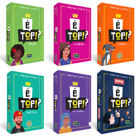 Jogo de Cartas É Top!? – Party Game (6 Versões)