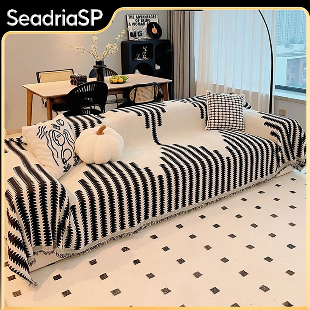 Capa De Sofá De Chenille Leve, Luxuosa, De Alta Qualidade, Simples, Com Almofada Antiderrapante 180x230cm em Oferta na Shopee