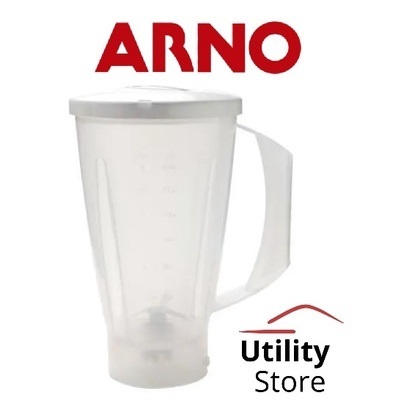 Copo Liquidificador Arno Faciclic Translucido Tampa Branca - Modelo Antigo De Encaixe Interno