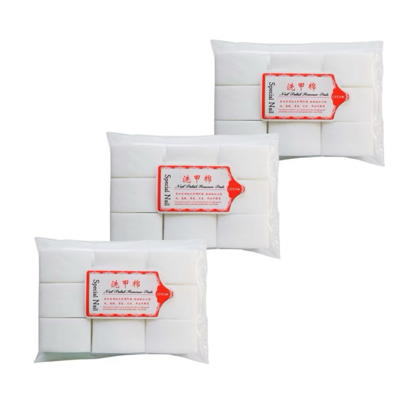 Kit Algodões Prensado Para Manicure 1000/2000/3000 Nail Designer 3 Mil Unidades