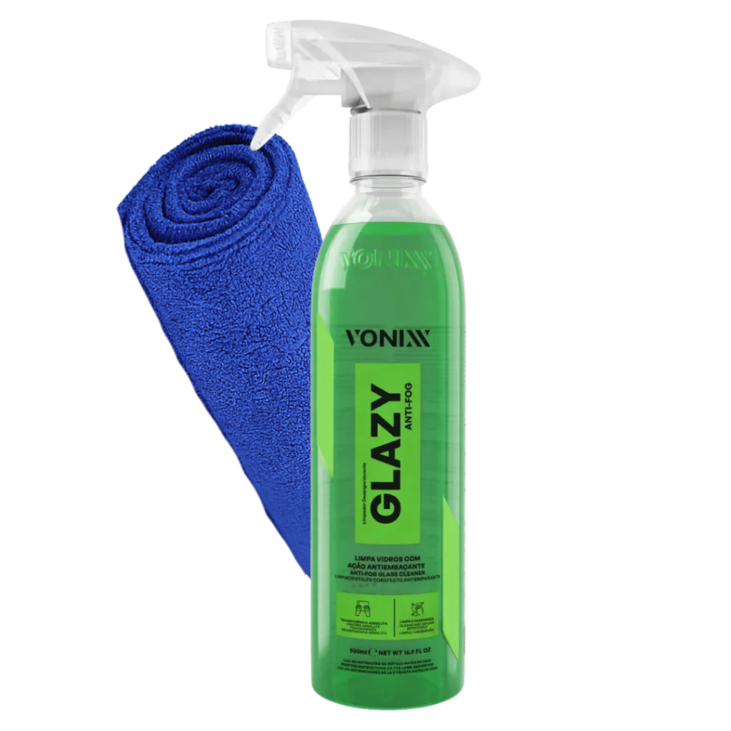 Glazy Anti Fog Vonixx 500ml Anti Embaçante P/ Vidros + Pano