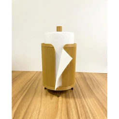 Porta Papel Toalha 3D Moderno | Suporte de Bancada Compacto e Resistente