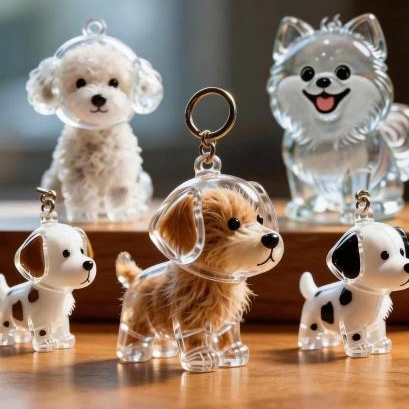 Armazenamento e pelo e Cachorro Chaveiro Saco Cápsula Coleção Comemorativo Criativo Dos Desenhos em Oferta na Shopee