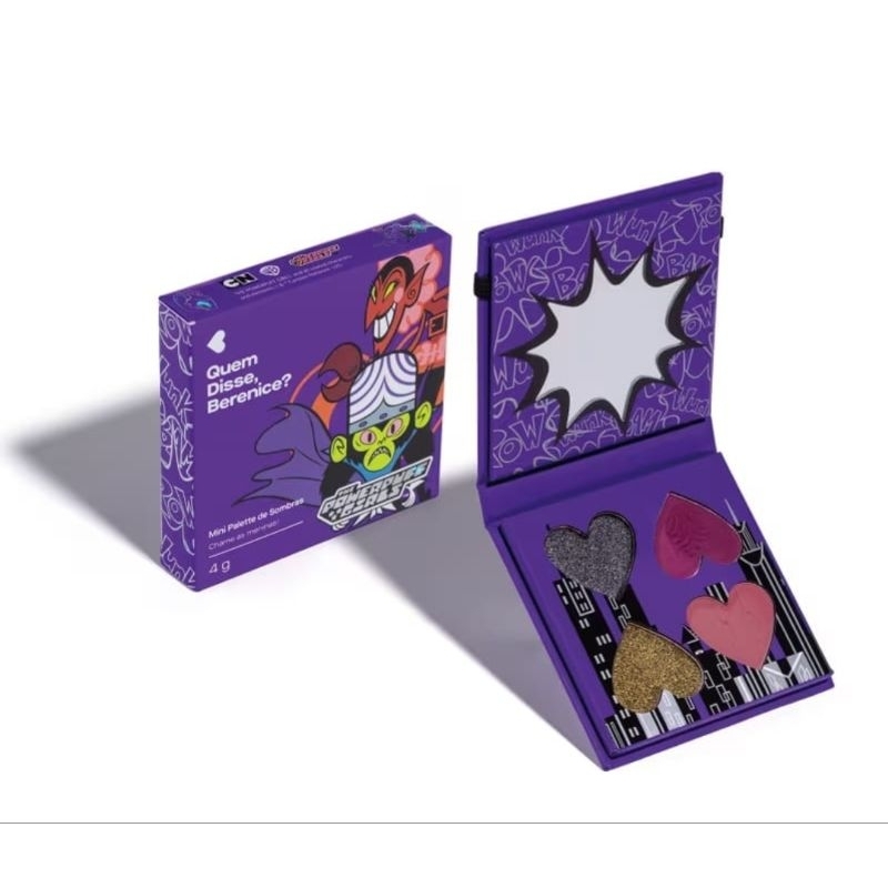Mini Paleta De Sombras Chame As Meninas QDB As Meninas Super Poderosas 4g