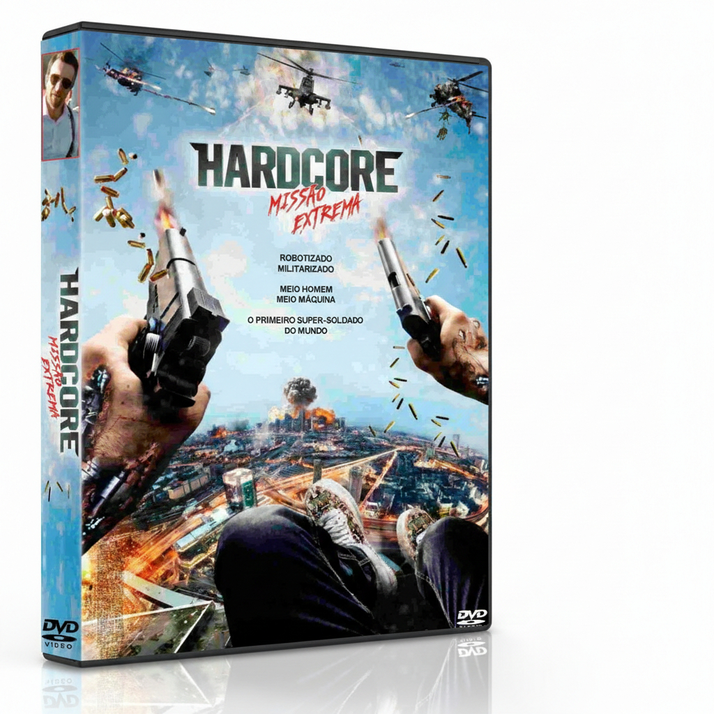 DVD Filme: Hardcore - Missão Extrema (2016) Dublado e Legendado