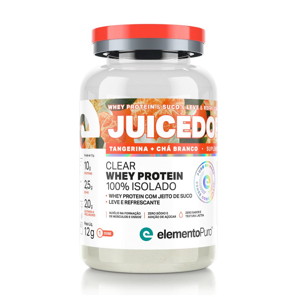 Monodose JUICEDOP ISO 26g Clear Whey Todos os Sabores elementoPuro Zero Lactose Dose única