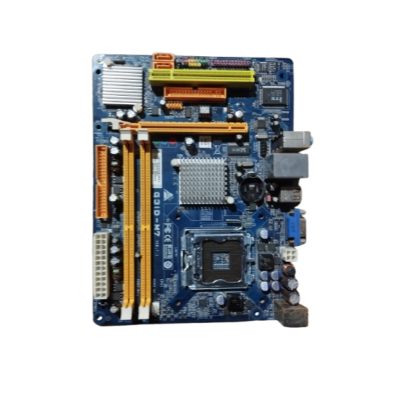 Título: Placa Mãe Biostar G31d-m7 Lga 775 Ddr2 - Sucata Para Peças Ou Conserto