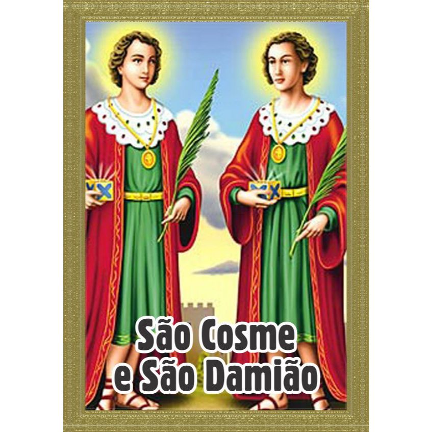 Santinho São Cosme e São Damião
