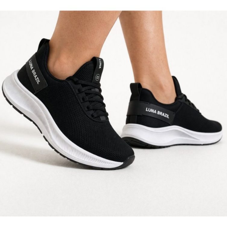 Tênis Feminino Casual Leve Confortável antiderrapante modinha