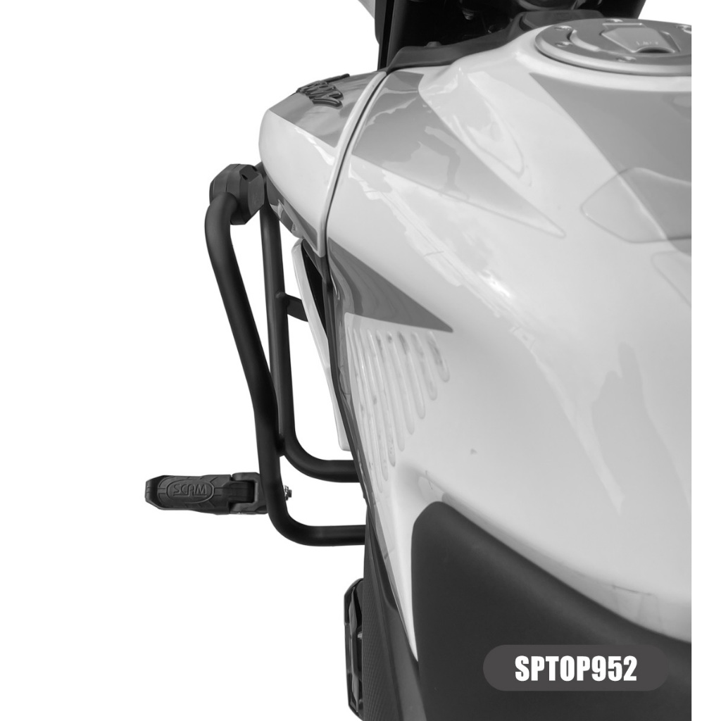 Protetor de motor e carenagem com pedaleira Bajaj Pulsar N 150 - Original Scam — imagem 2 de 2