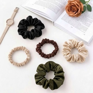 Kit xuxinhas de cetim, scrunchie de cabelo,acessório, Xuxa antifrizz, laços, gominha em Oferta na Shopee