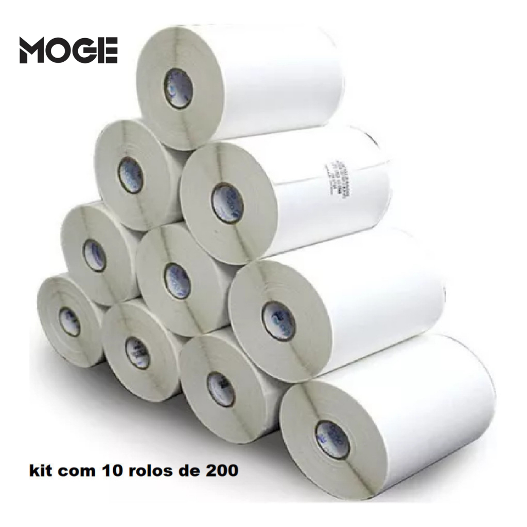 Etiqueta Térmica 10x15 2000 Unidades | 10 Rolos | Serrilha |  E-Commerce em Oferta na Shopee