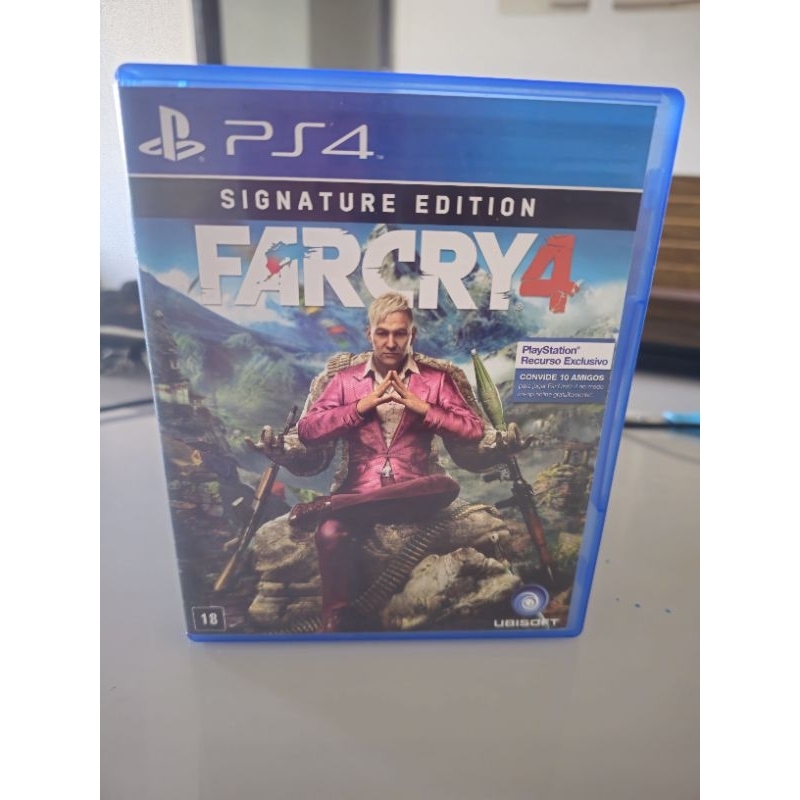 Jogo para PS4 PS5 usado mídia física Far Cry 4 Signature Edition