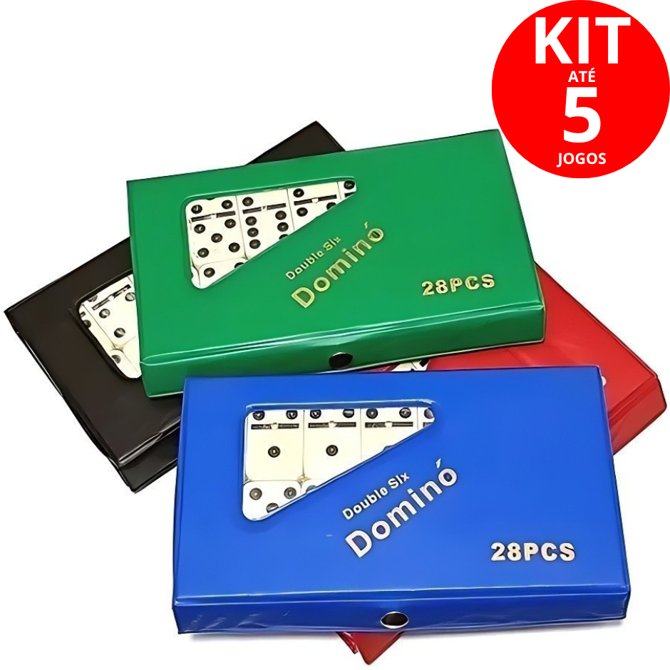 Dominó Profissional De Osso Estojo Com 28 Peças Dominó Estojo em Oferta na Shopee