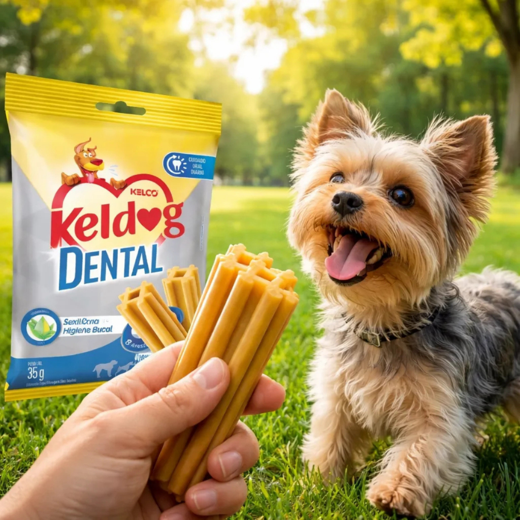 Petisco Keldog Dental Cães Médios E Grandes 80g