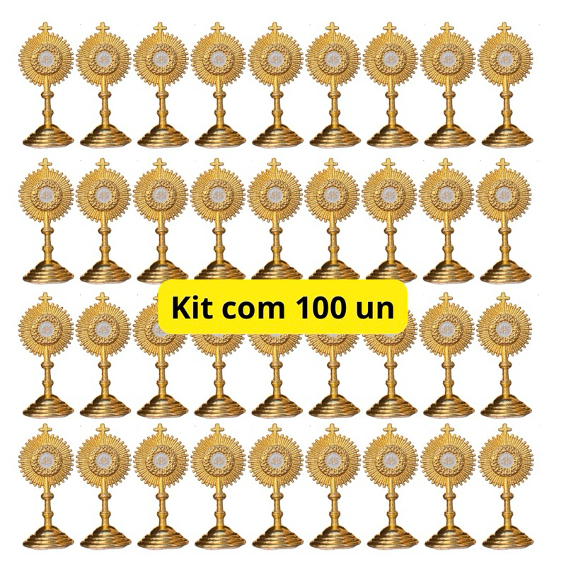 Kit Ostensório Atacado Revenda Santíssimo Metal Lembrança em Oferta na Shopee