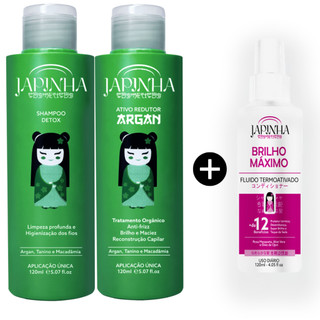 💚 Kit Selagem Sem Formol Orgânica + Protetor Térmico 💖 Desempenho Profissional Sem Gastar Muito