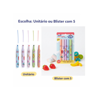 Marca-Texto com Aroma FINI Leoarte - Blister com 5 Unidades Estampado e Colorido em Oferta na Shopee