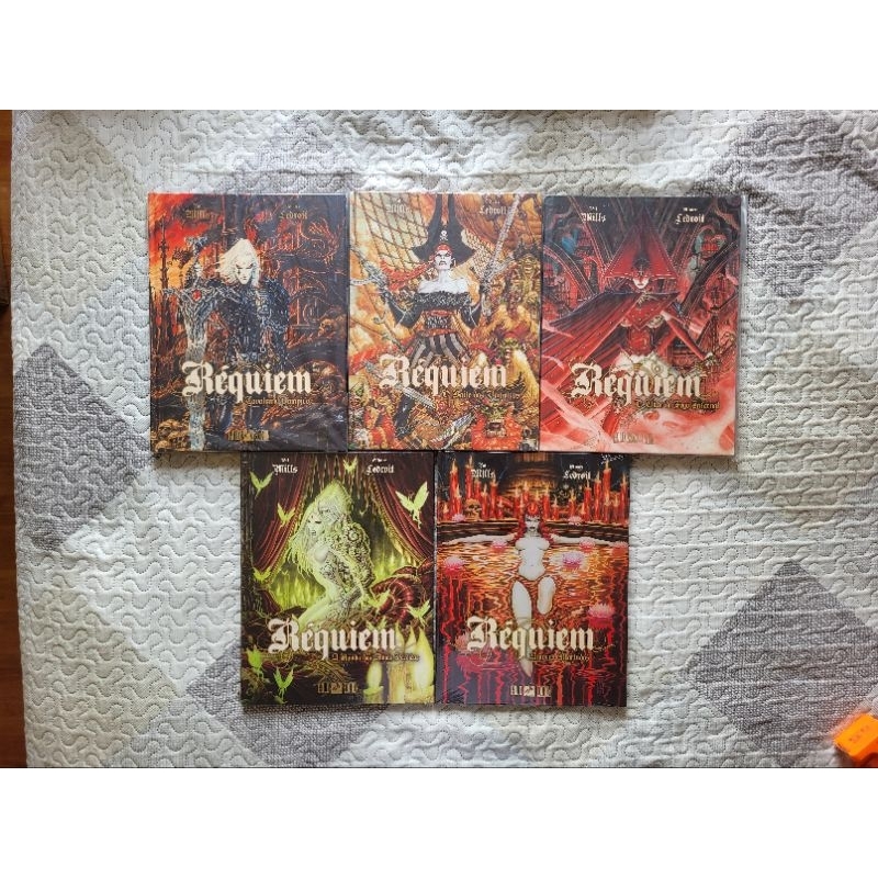 Réquiem o Último Cavaleiro Vampiro volumes 1 a 5 - Mythos Gold Edition