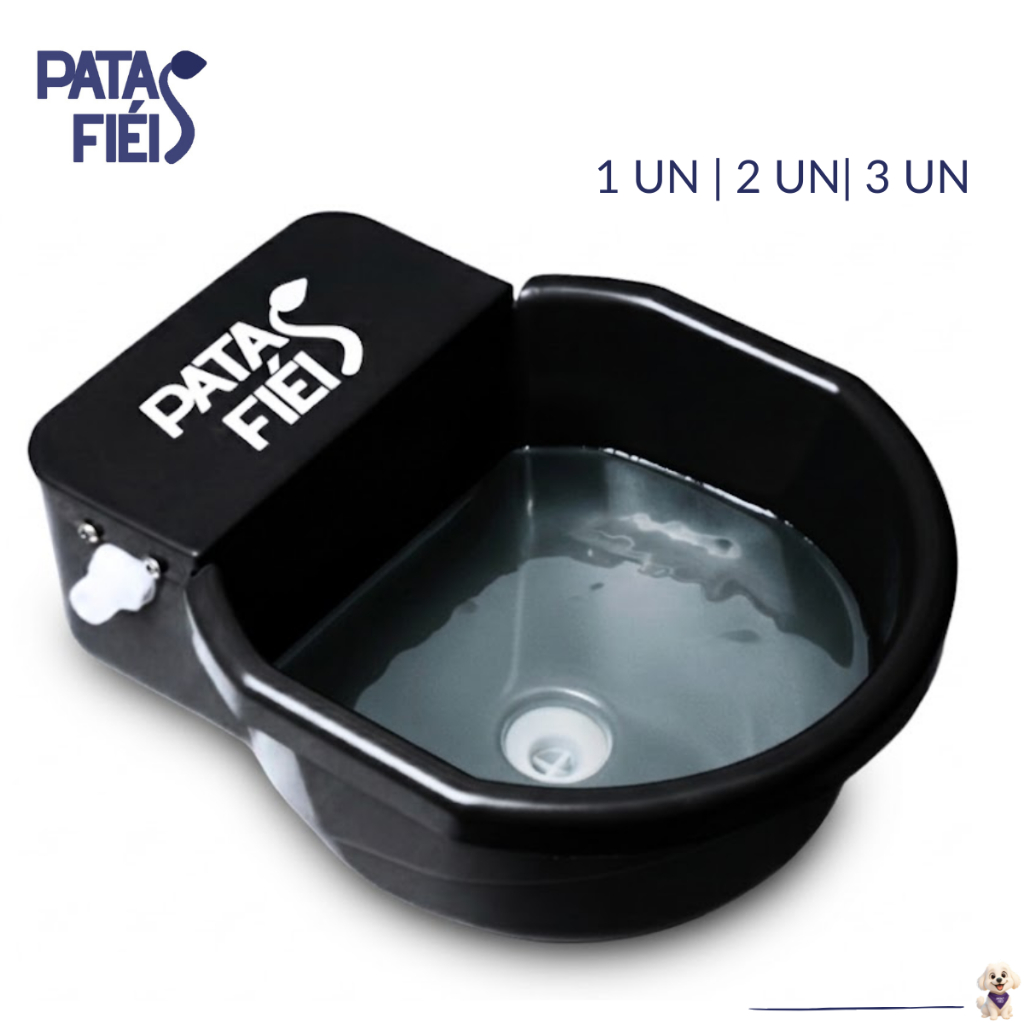 Cocho Bebedouro Grande de 7 Litros - Cachorro Boi Cavalo Caprino e Ovinos 1, 2 ou 3x Peças