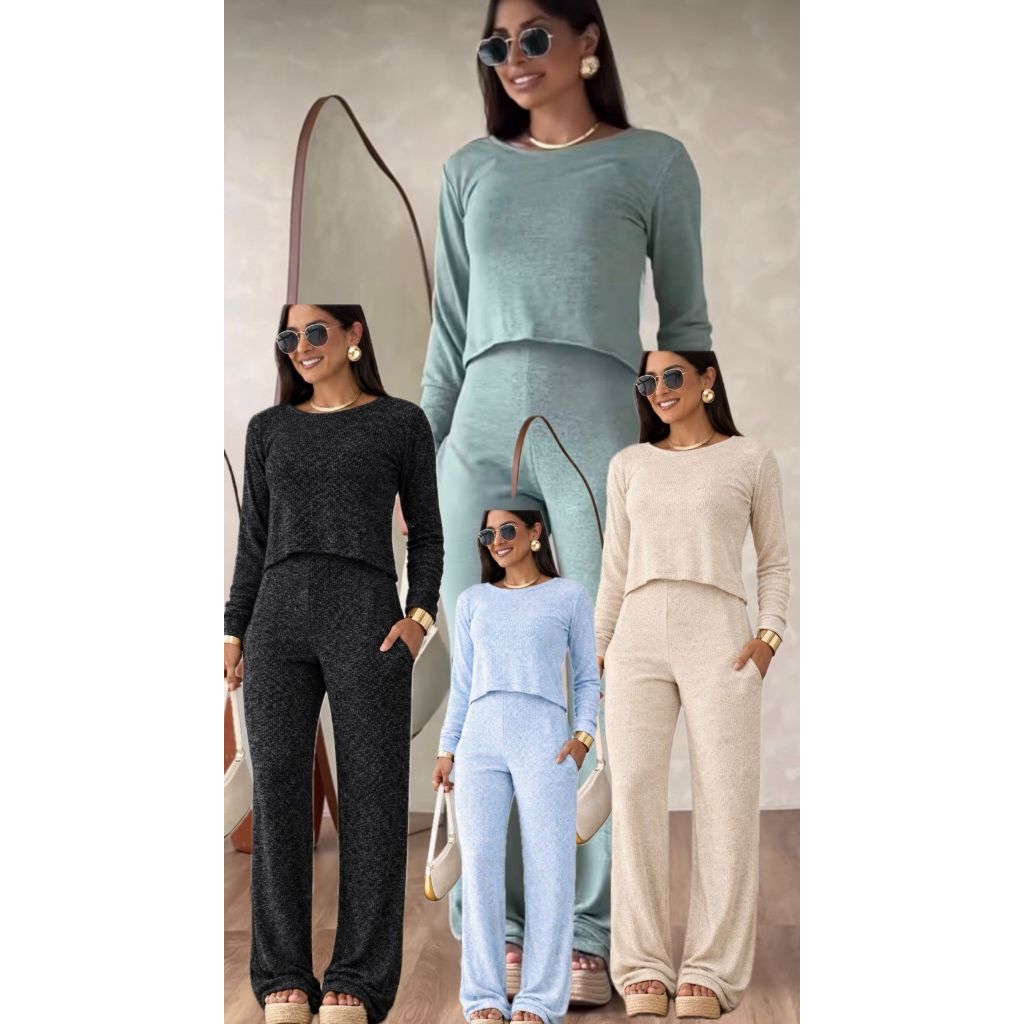 Conjunto feminino,macacao com blusa,jardineira femininas ,look duas peças