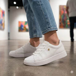 Tênis Feminino Ramarim Delicado Casual Baixo Detalhe Diamante Conforto