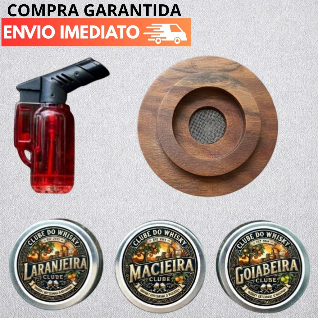 Aromatizador De Copo em Kit, Com Maçarico e Essências