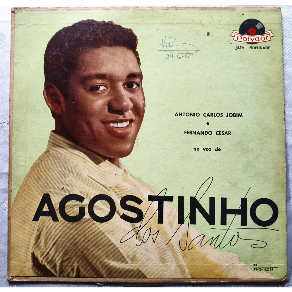 LP Vinil - Agostinho dos Santos - Vol.3 Antônio Carlos Jobim e Fernando Cezar na voz de