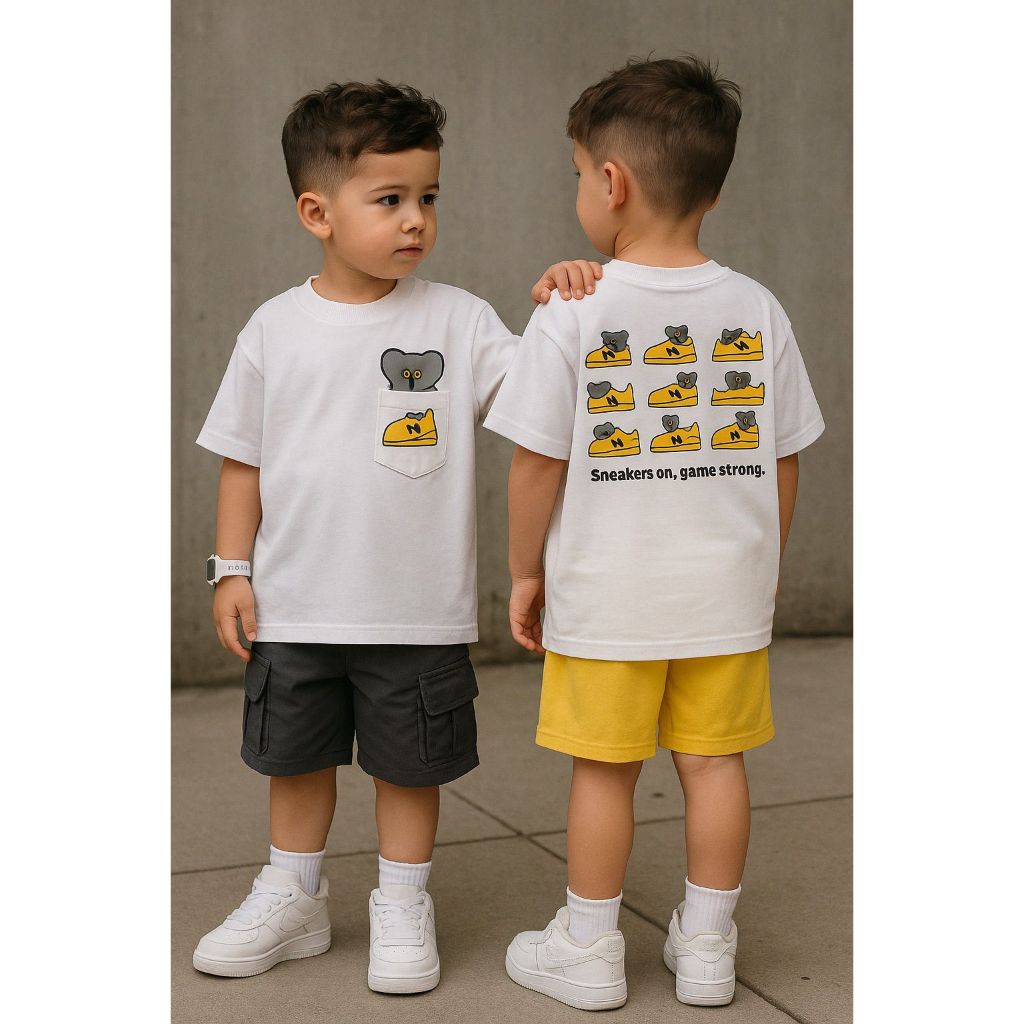 Camiseta Infantil 255g Premium – Oversized Streetwear, Algodão Encorpado Alta Qualidade | OVERSIZED ratinho