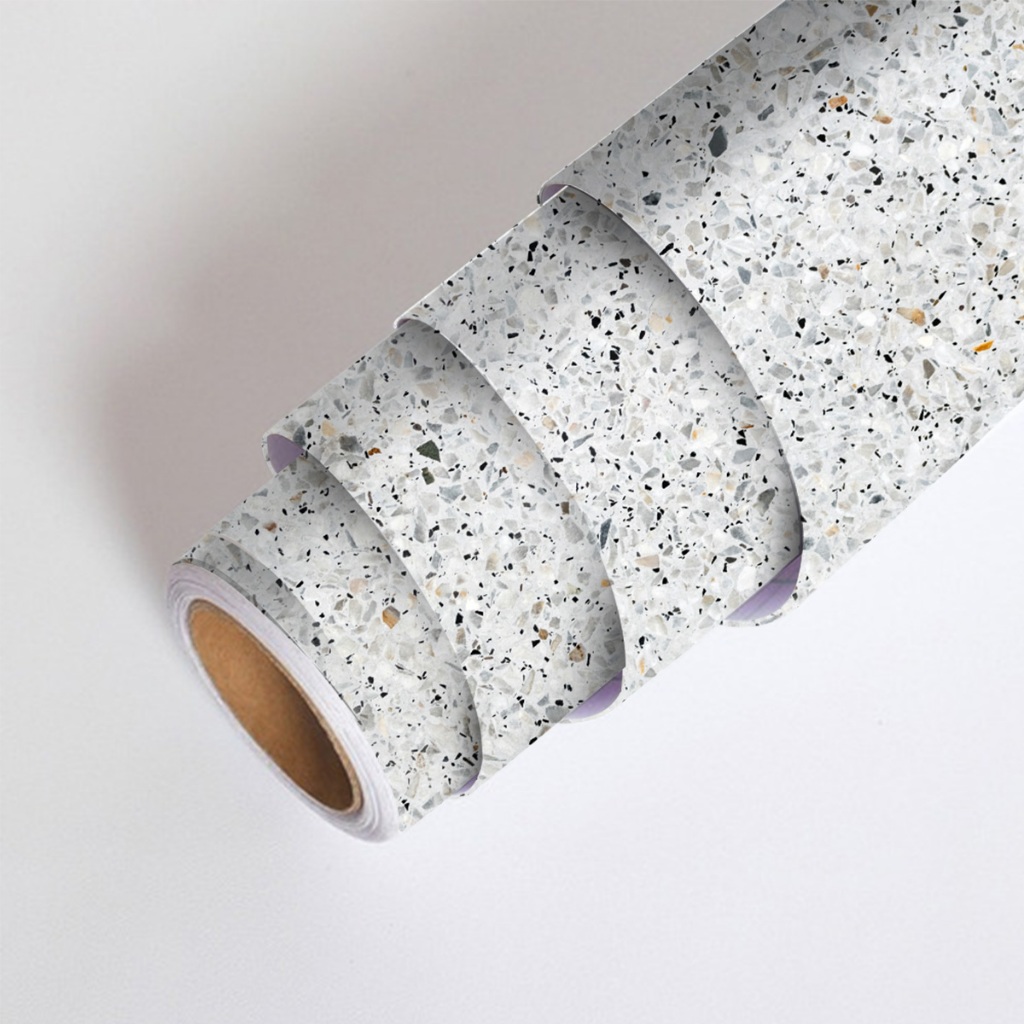 Papel de Parede Adesivo para Banheiro Cozinha Lavável Resistente a Altas Temperaturas Granito e Mármore Dallas