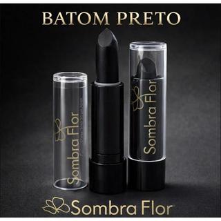 Batom Matte Preto Fosco - Lábios ou Cabelos Brancos  ||