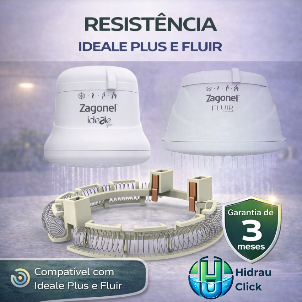 RESISTENCIA CHUVEIRO DUCHA IDEALE PLUS/FLUIR ZAGONEL em Oferta na Shopee