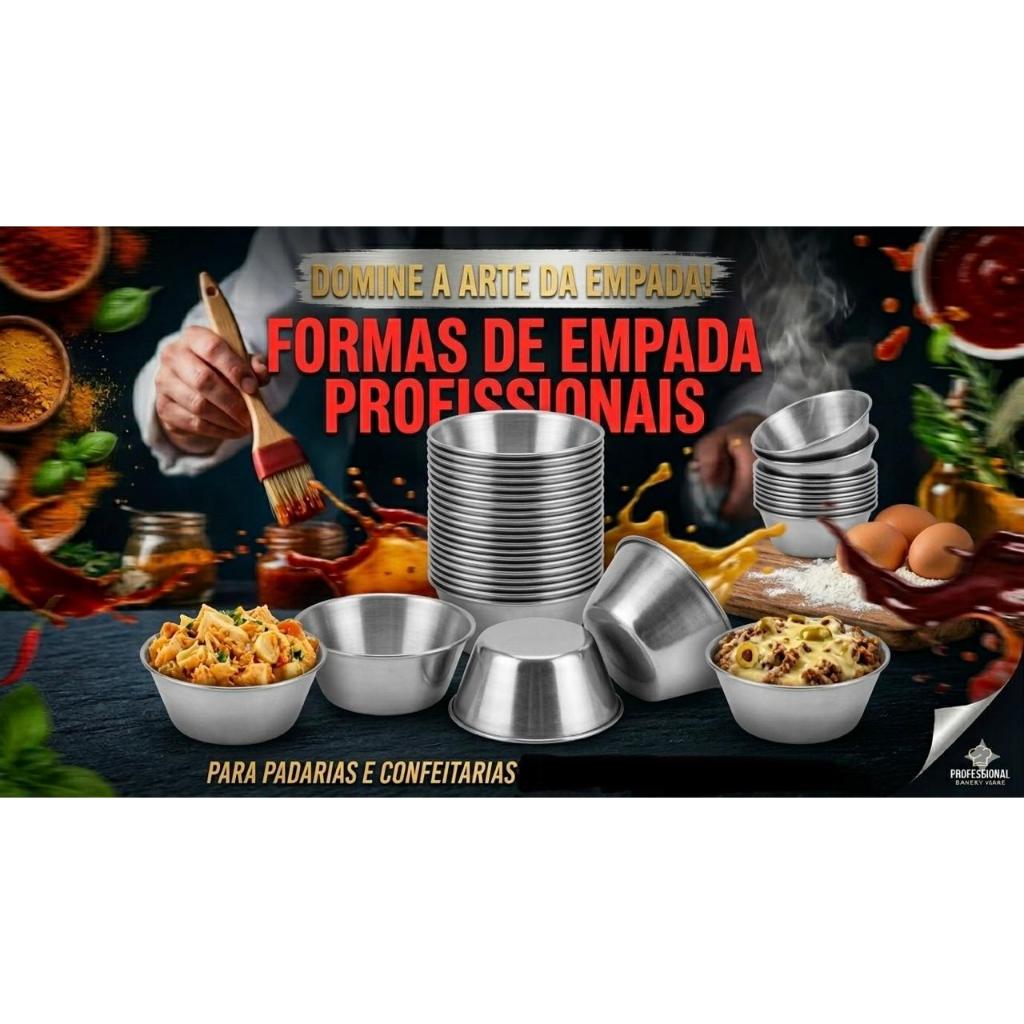 Forma de Empada Nº2 Forma Redonda para Salgados e Doces em Oferta na Shopee