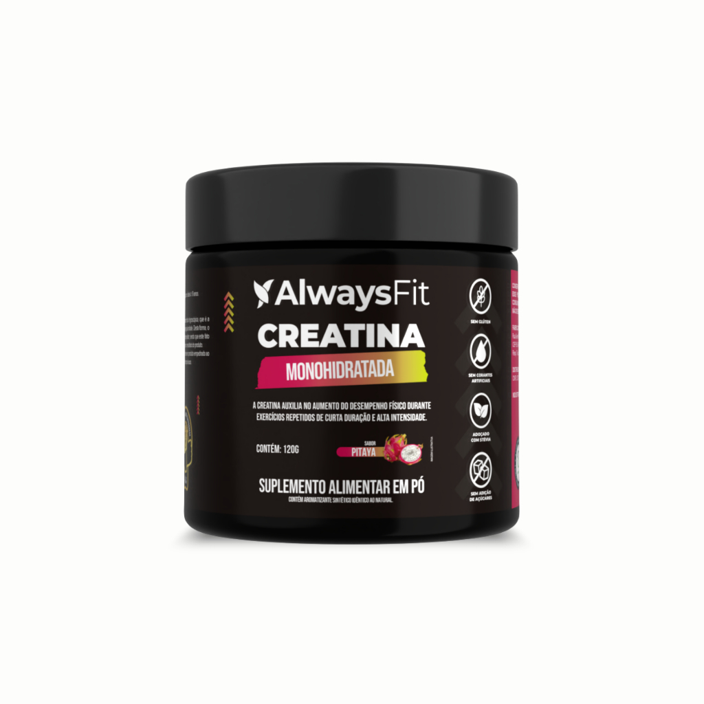 Creatina Always Fit Sabor Pitaya – Creatina Monohidratada – 250 g - 1 Unidade