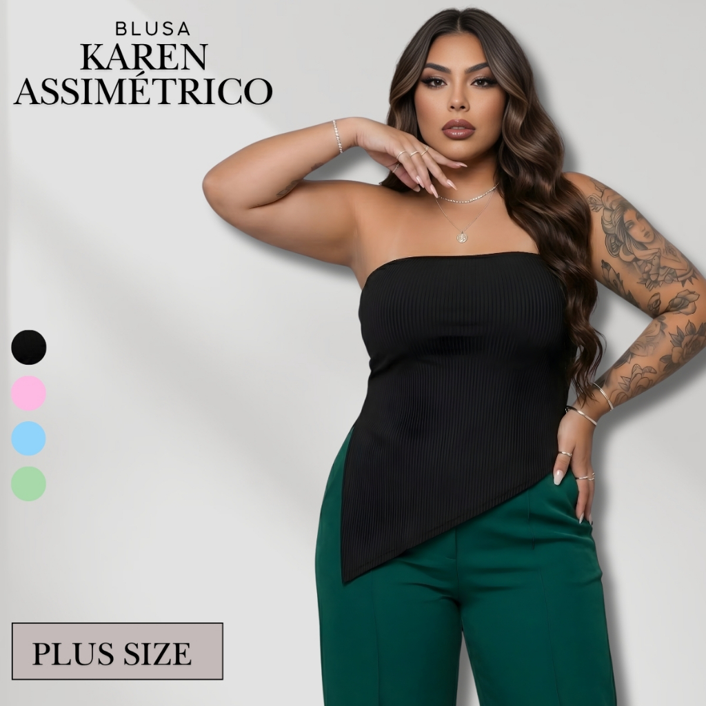 Blusa Feminina Tomara Que Caia Plus Size Tendencia Verão em Oferta na Shopee