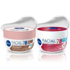 KIT NIVEA Hidratante Facial Beleza Radiante 7 em 1 100g + NIVEA Creme Facial Antissinais 100g