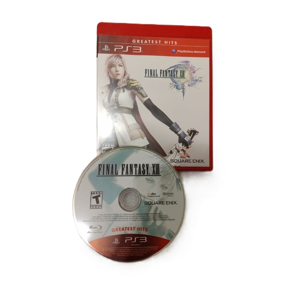 jogo ps3 final fantasy XIII blurary
