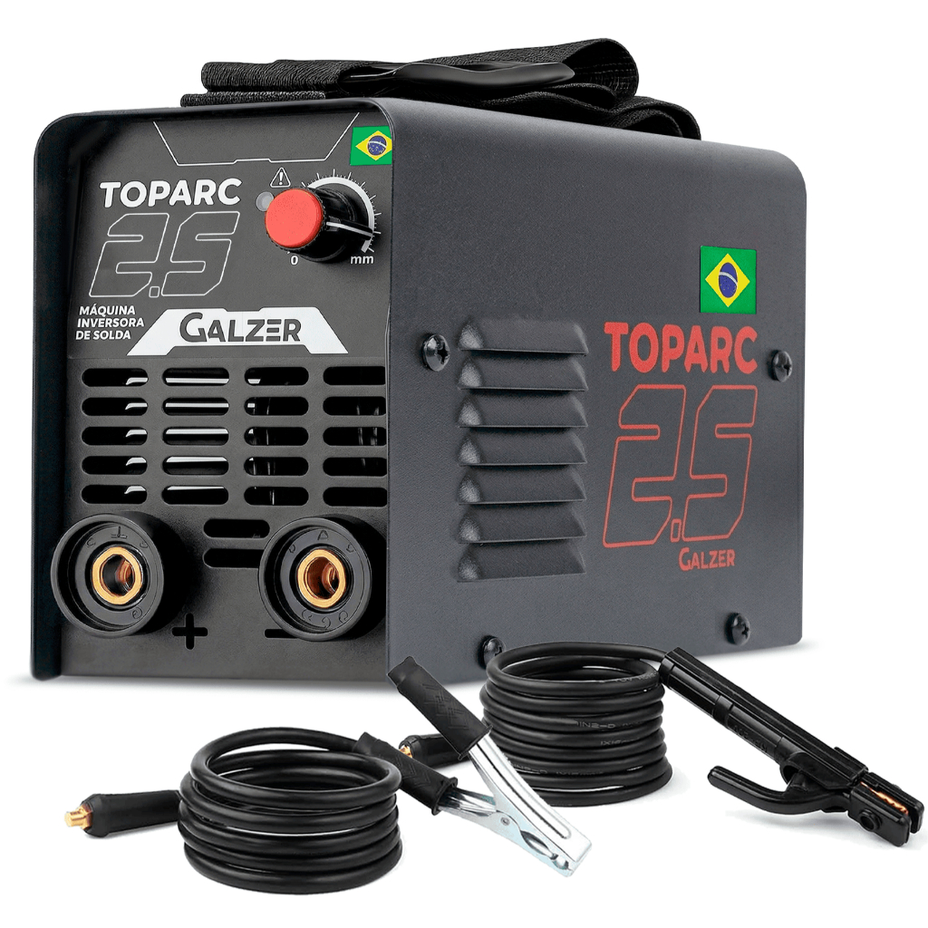 Máquina Inversora De Solda 120a 220v Mma Eletrodo 2,5mm Ciclo Portátil Galzer em Oferta na Shopee