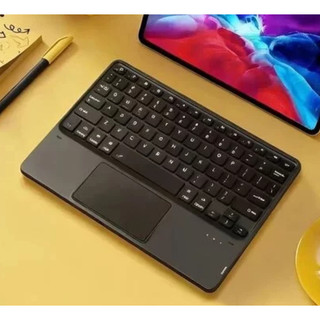 Teclado Bluetooth Sem Fio Com Touch Para Celular Tablet Laptop Android iOS