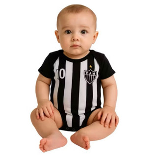 Body Bebe Atlético Mineiro Temáticos Bore Infantil Time Galo