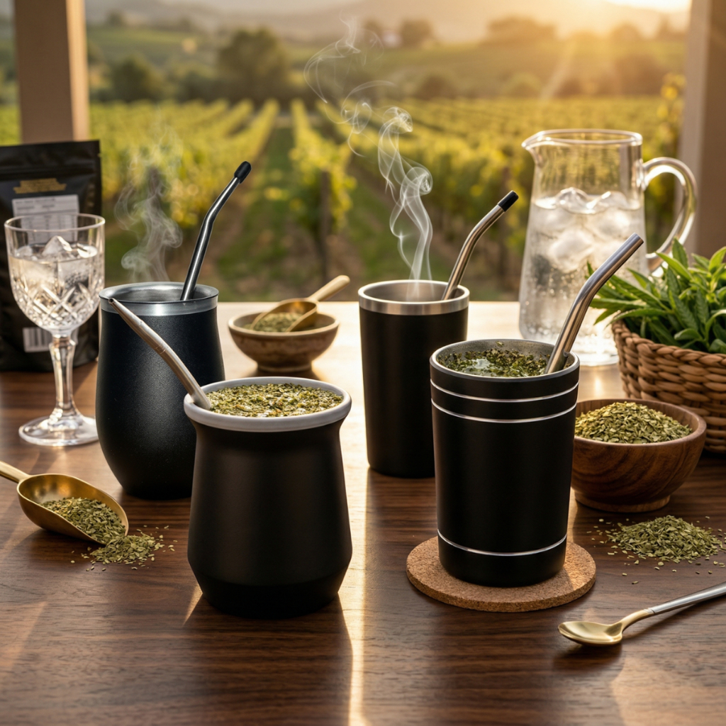 Kit Copo Cuia Chimarrão Tereré Agua Refrigerante Copo Alumínio com Bomba Inox - 1un escolha o modelo